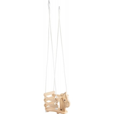 Puidust laste kiikhobune