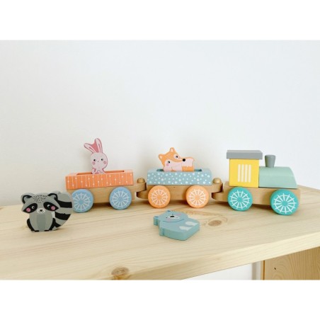 Pastelne puidust rong