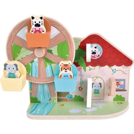 Vaateratta mootoriga tegevusmänguasi "Džungli sõbrad"