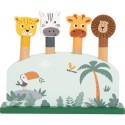 Hüppavate loomade kujundite mäng "Safari"
