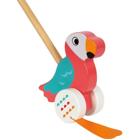 Mööda lükatav loom papagoi "Lori"