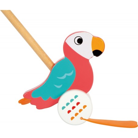 Mööda lükatav loom papagoi "Lori"