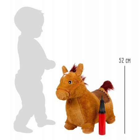 Hüppav plüüsihobune