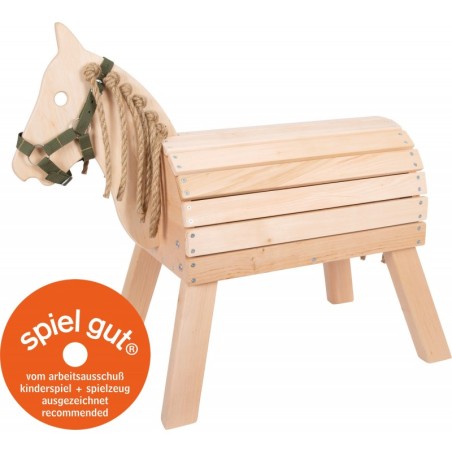 Kompaktne puidust hobune