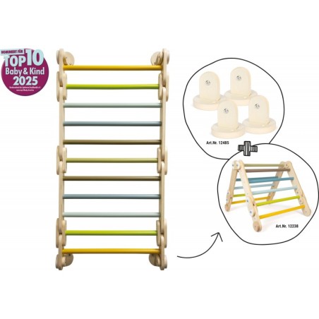 Kaks-ühes ronivad kolmnurga seinalatid "Adventure"