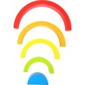 Puidust ehitusplokid Rainbow