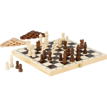 Klassikalised mängud 3 ühes puidust ümbrises