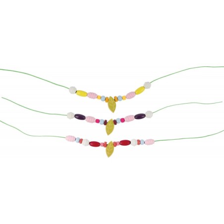 Displei puidust keermestatud helmeste stardikomplekt, "kommid"