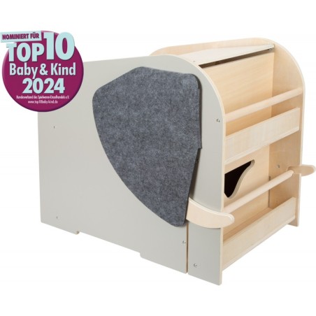 Elevandi mänguasjakast istme ja ratastega "Wildlife"