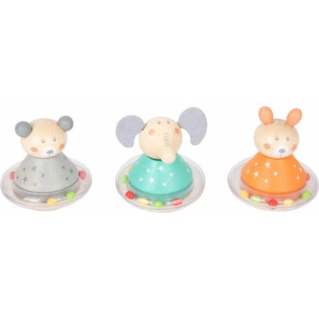 Displei püstised mänguasjad pastell