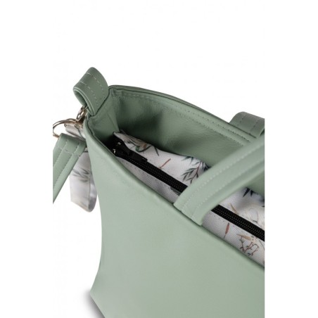 LEATHERETTE beebitarvete kott OLIIV / CRANES