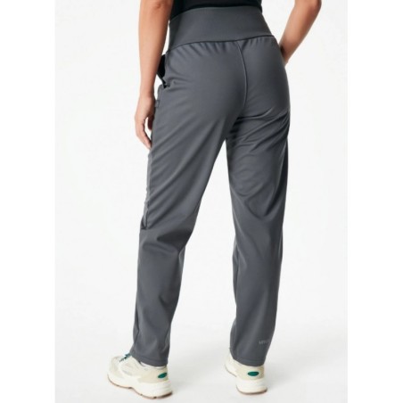 Naiste softshell püksid fliisvoodriga, hall