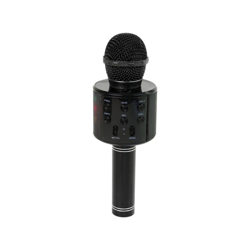 Juhtmevaba mikrofon USB kõlar karaoke salvestus, must