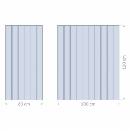 Seinakleebis paneel 100 cm, sinine