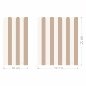 Seinakleebis paneel 100 cm, pruun-beež