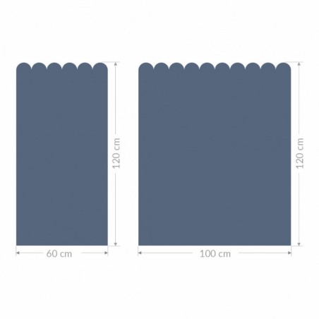 Seinakleebis paneel 60 cm, tumesinine