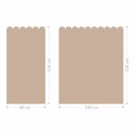 Seinakleebis paneel 100 cm, toffee
