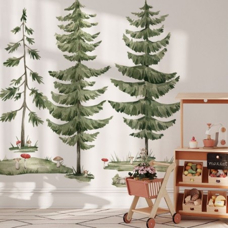 Seinakleebis kuusepuud