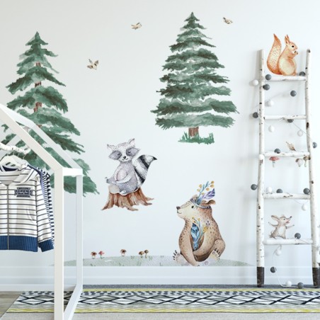 Seinakleebis karu, hiir, orav ja pesukaru L-suurus