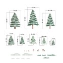 Seinakleebis kuusepuud 8 tk