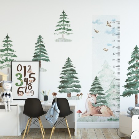 Seinakleebis mõõdupuu hirv