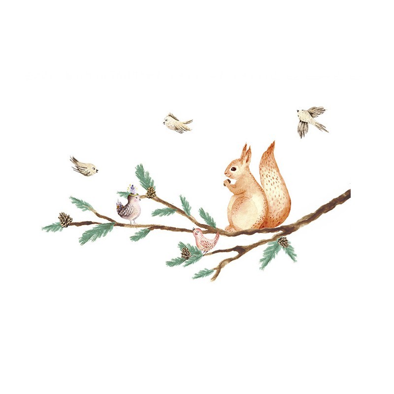 Seinakleebis orav oksal