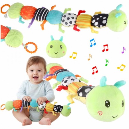 Interaktiivne muusikaline pehme rööviku mänguasi