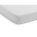 Kummiga voodilina jersey 60x120 cm, valge
