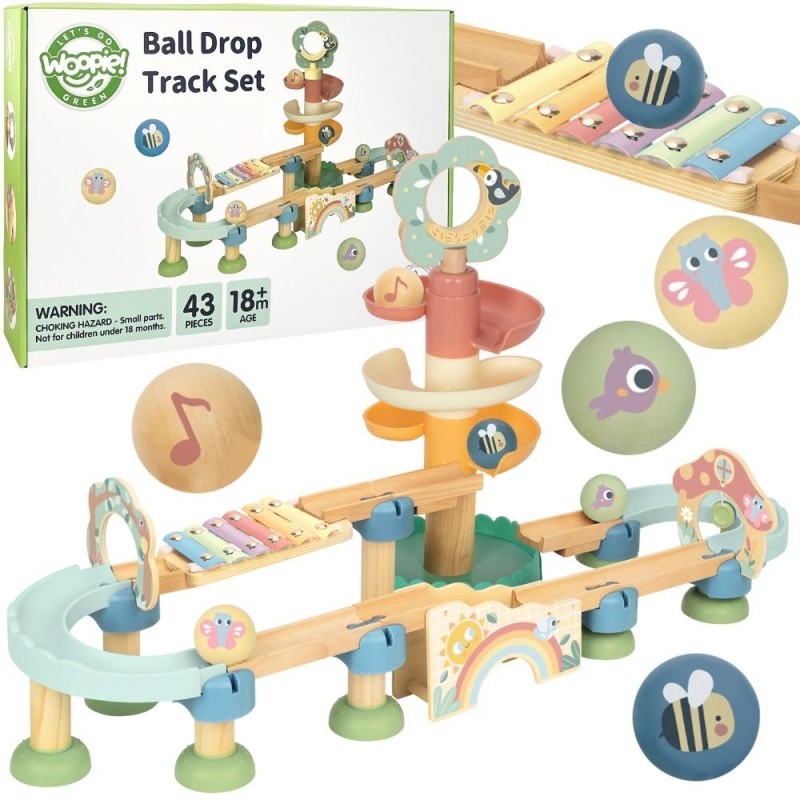 Puidust pallirada ksülofoni heliefektidega FSC