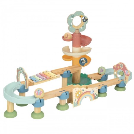 Puidust pallirada ksülofoni heliefektidega FSC