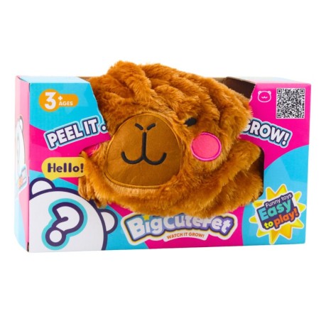 Põrkepall Kasvav Pehme Kapibaara Pruun 50 cm + Pump