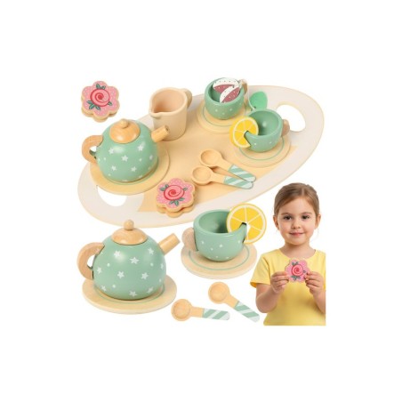 Puidust teejoomise komplekt