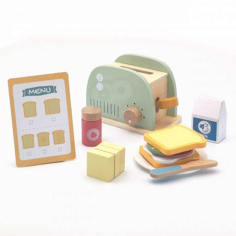 Puidust rösteri hommikusöögikomplekt koos tarvikutega 14 tk FSC