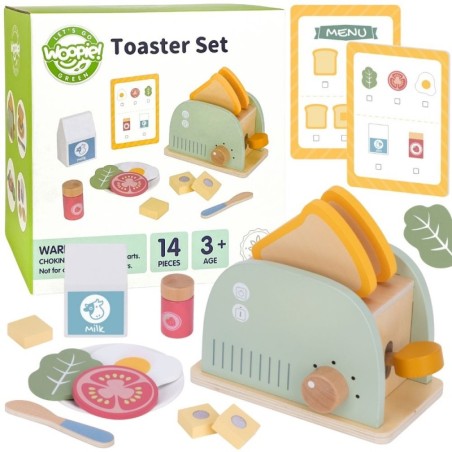 Puidust rösteri hommikusöögikomplekt koos tarvikutega 14 tk FSC