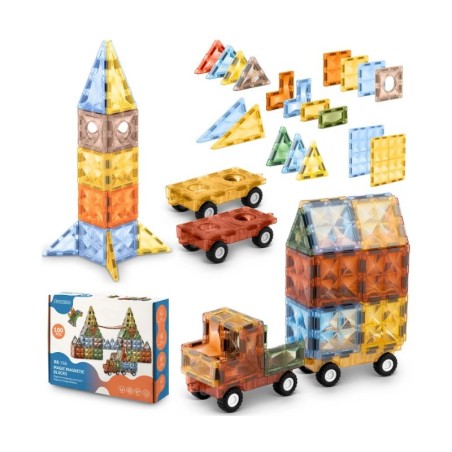 Magnetklotsid komplekt 100 osaline