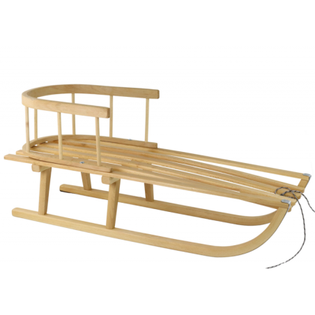 Puidust kelk seljatoega ja nööriga