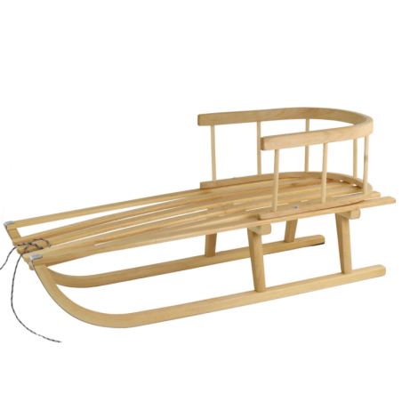 Puidust kelk seljatoega ja nööriga