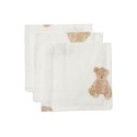 Musliin lapid 3 tk, 31x31 cm, Teddy Bear