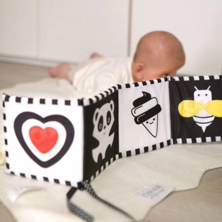 Montessori hariduslik 7in1 sensoorne mänguasjadega kast XXL 0-2 kuud 18 tk FSC