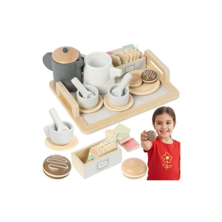 Puidust teejoomise nõude komplekt 16 osa