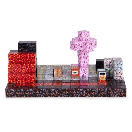 Magnetilised ehitusklotsid (2x2 cm), 160-osaline komplekt, magnetkuubikud