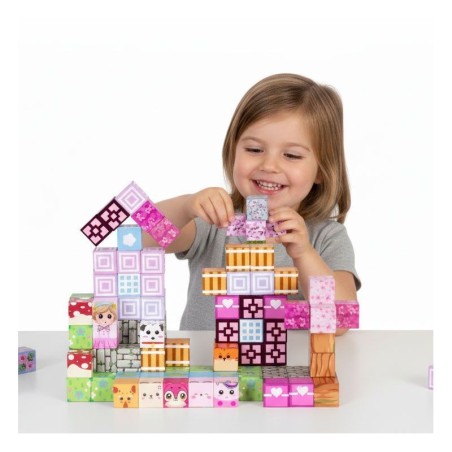 Magnetilised ehitusklotsid (2x2 cm), 113-osaline komplekt, magnetkuubikud