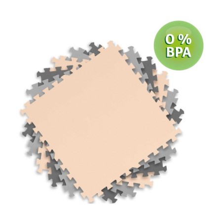 Suur puslematt hall/virsik 180x180cm 9 osa