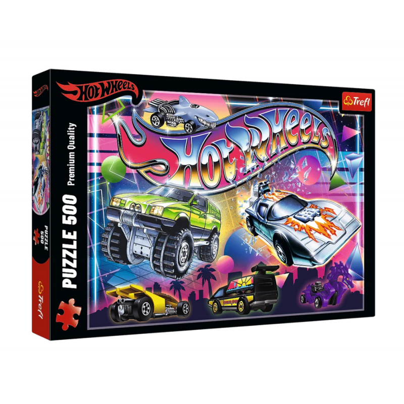 Puzzle – 500 osaline – Hot Wheels: The 80s