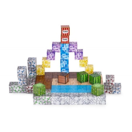 Magnetilised ehitusklotsid (2x2 cm), 88-osaline komplekt, magnetkuubikud