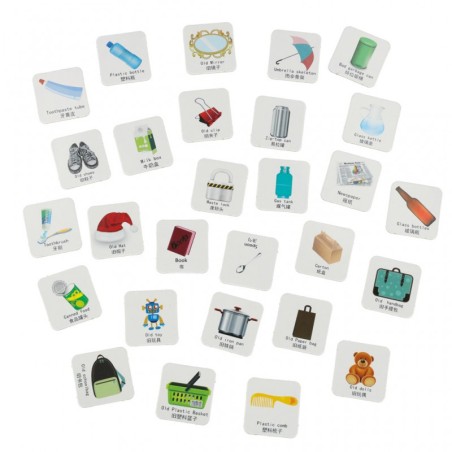 Hariduslik oskusmäng jäätmete sorteerimise õppimiseks EKO + 108 kaarti