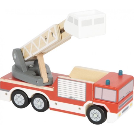 Puidust tuletõrjeauto, pöörlev redel