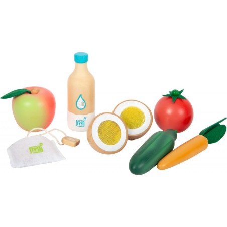 Fresh toiduainete komplekt riidest kotiga