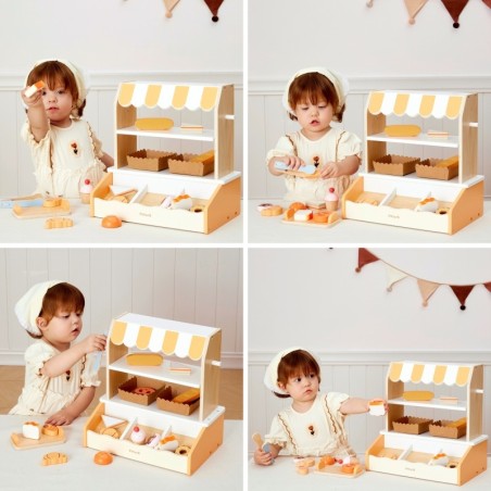 Puidust mini pagaritöökoja küpsetiste alus 16 osa