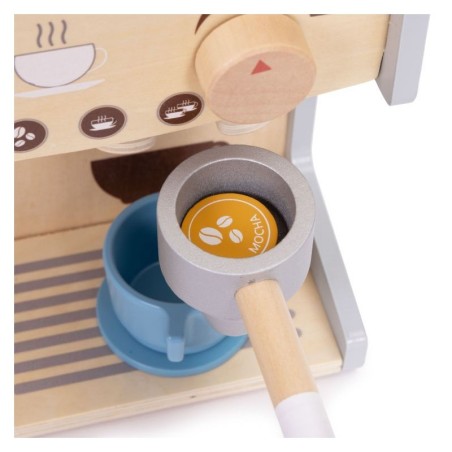 Puidust kohvimasin lastele 2-ühes poe barista komplekt 26 tarvikut